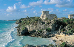 Beach starting the Tulum Beach Clubs for 5 miles